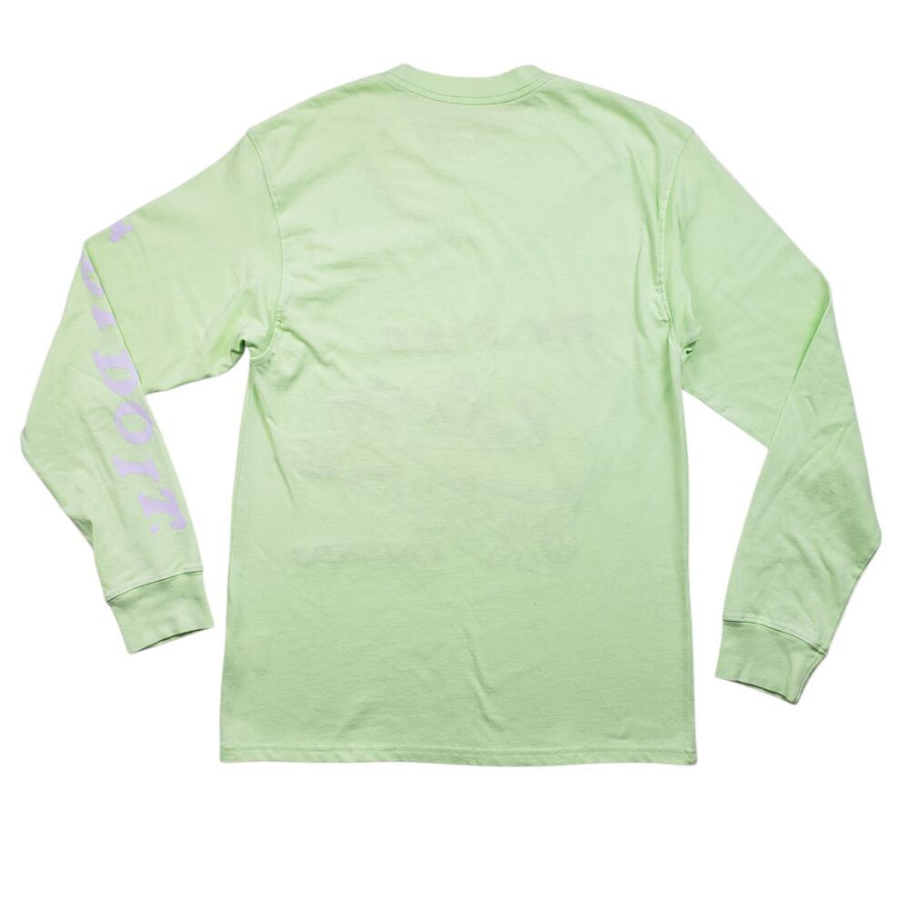 NWT Nike Tee My Nike Friends Shirt Mens Small Green Embroidered Long Sleeve - Picture 8 of 10